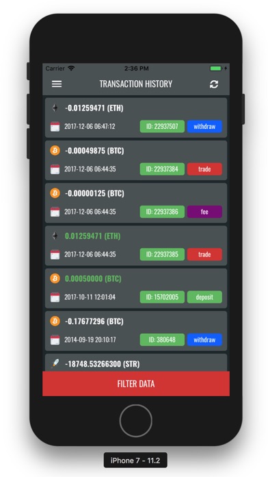 BXBitcoin - Tracking & Analyse screenshot 2