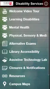 York U Disability Services screenshot #1 for iPhone