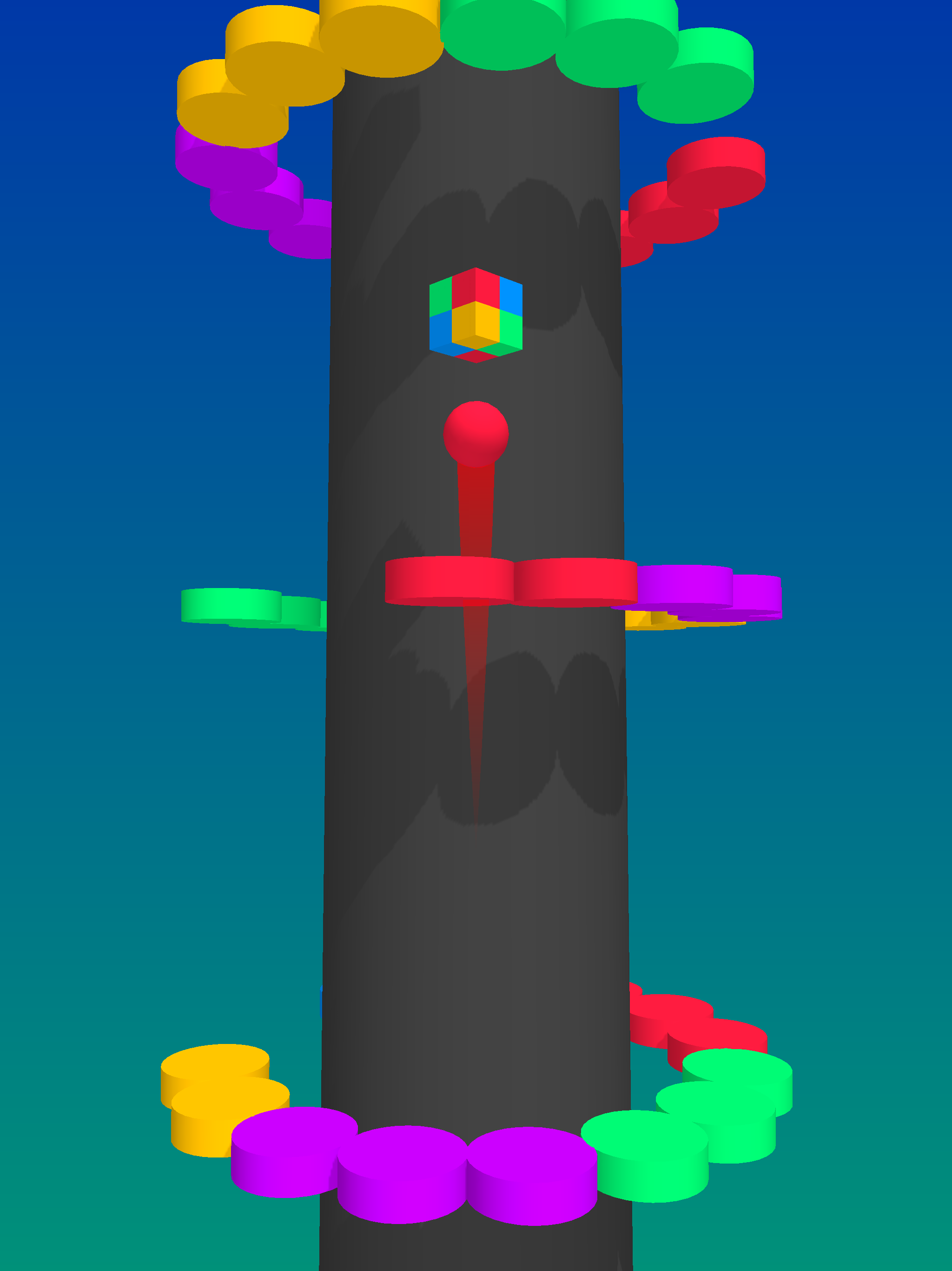 Color Balls Climb- Jump Up screenshot 5
