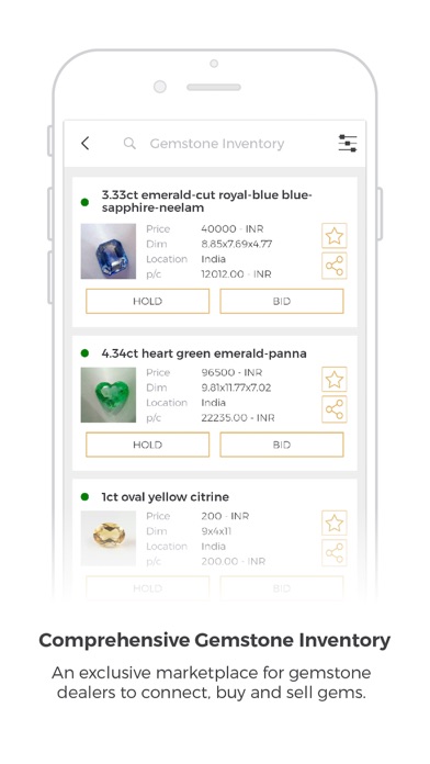 Screenshot #2 pour Jewelxy.com B2B Gems & Jewelry