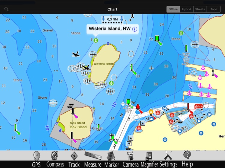 Sakakawea lake GPS Charts Pro