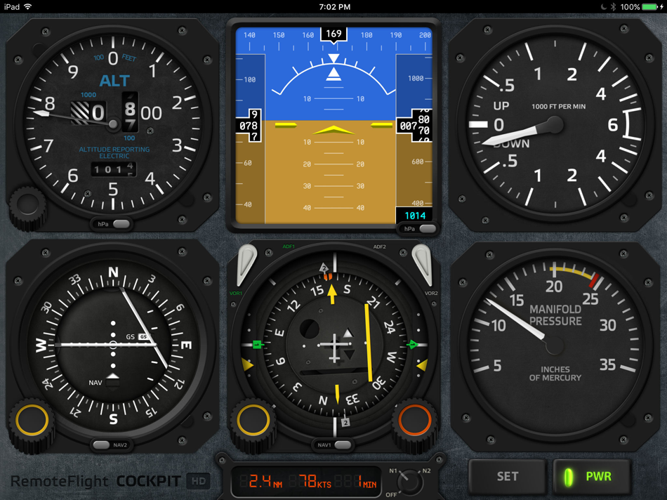 RemoteFlight COCKPIT HD (by Inputwish s.r.o.) - (iOS Apps) — AppAgg