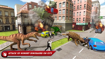 Dinosaur Simulator City Hunter screenshot 1