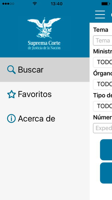 Screenshot #2 pour Consulta de Expedientes