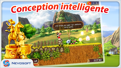 Screenshot #3 pour Supercow: funny farm arcade platformer Lite