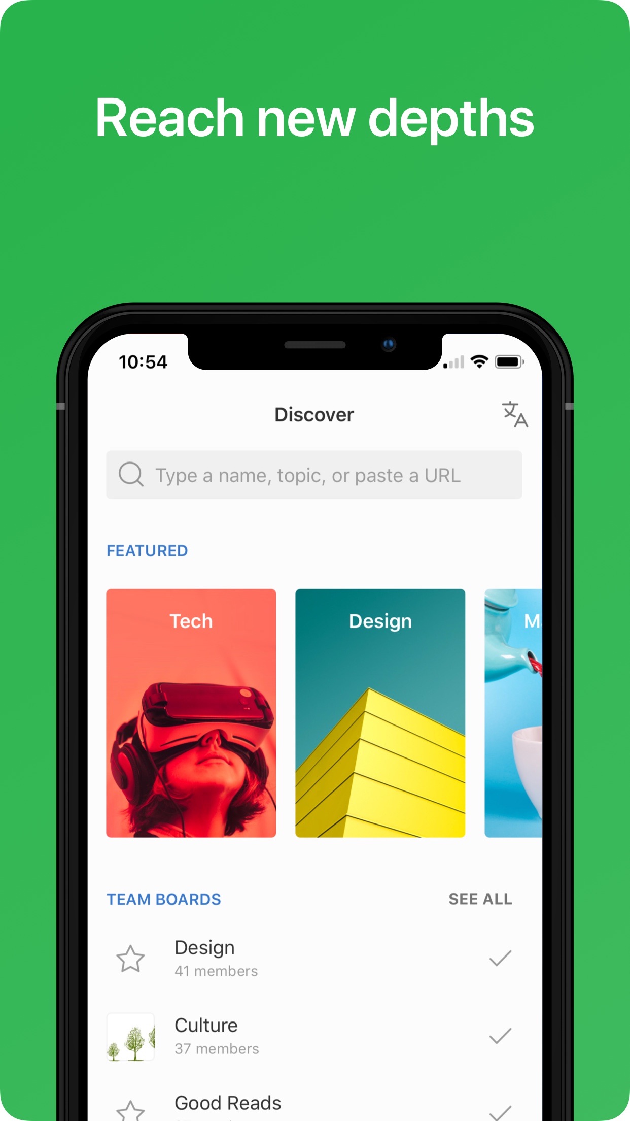 Screenshot do app Feedly - Smart News Reader