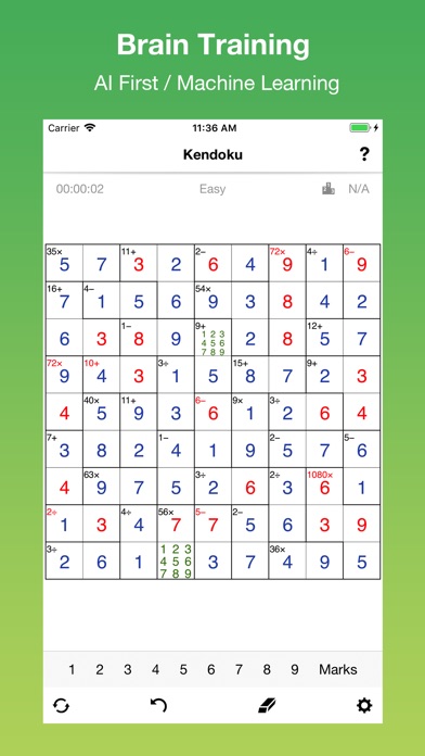 Kendoku screenshot 2