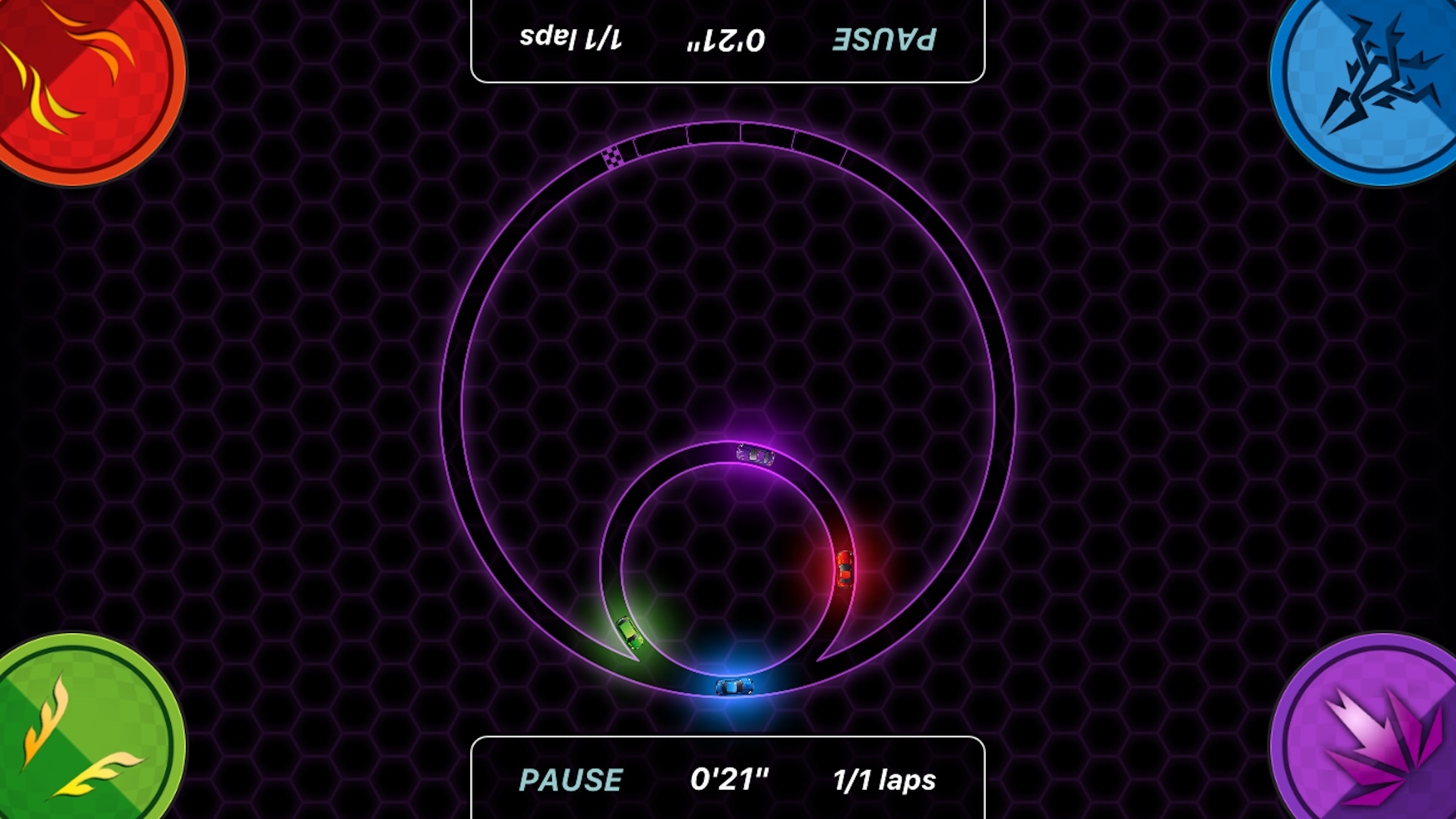 Screenshot do app Vector Race: Toy Car Track