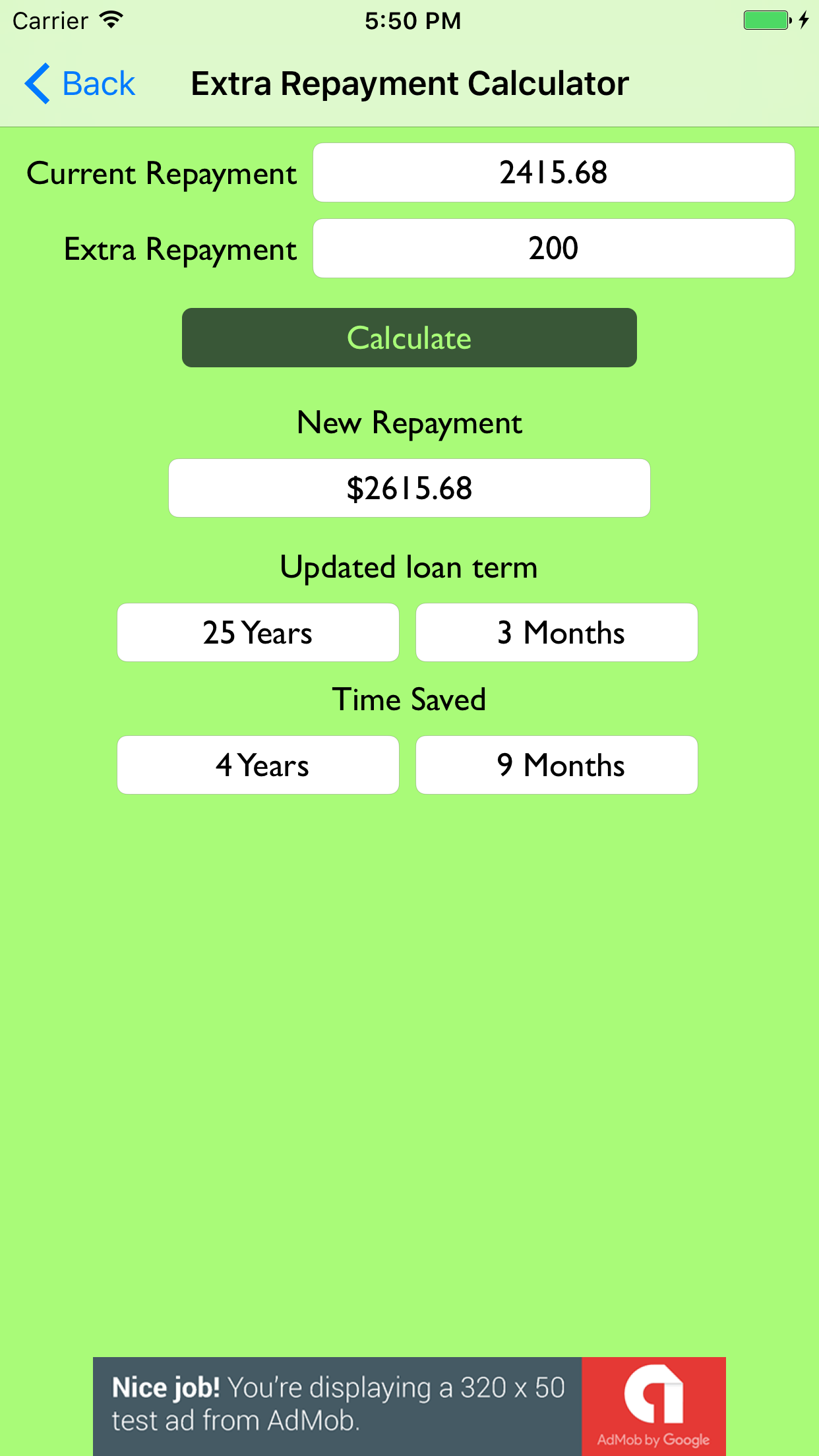Simple Mortgage Calculator screenshot 3
