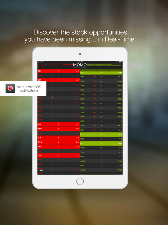 Screenshot #4 pour MOMO Stock Discovery & Alerts