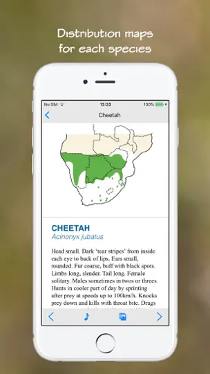 Screenshot von Wildlife Southern Africa auf dem iPhone 6