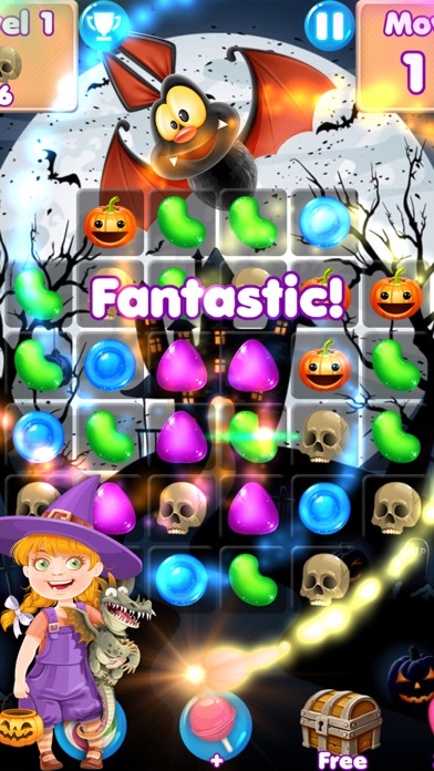 Screenshot #1 pour Cute Halloween Games & Treats