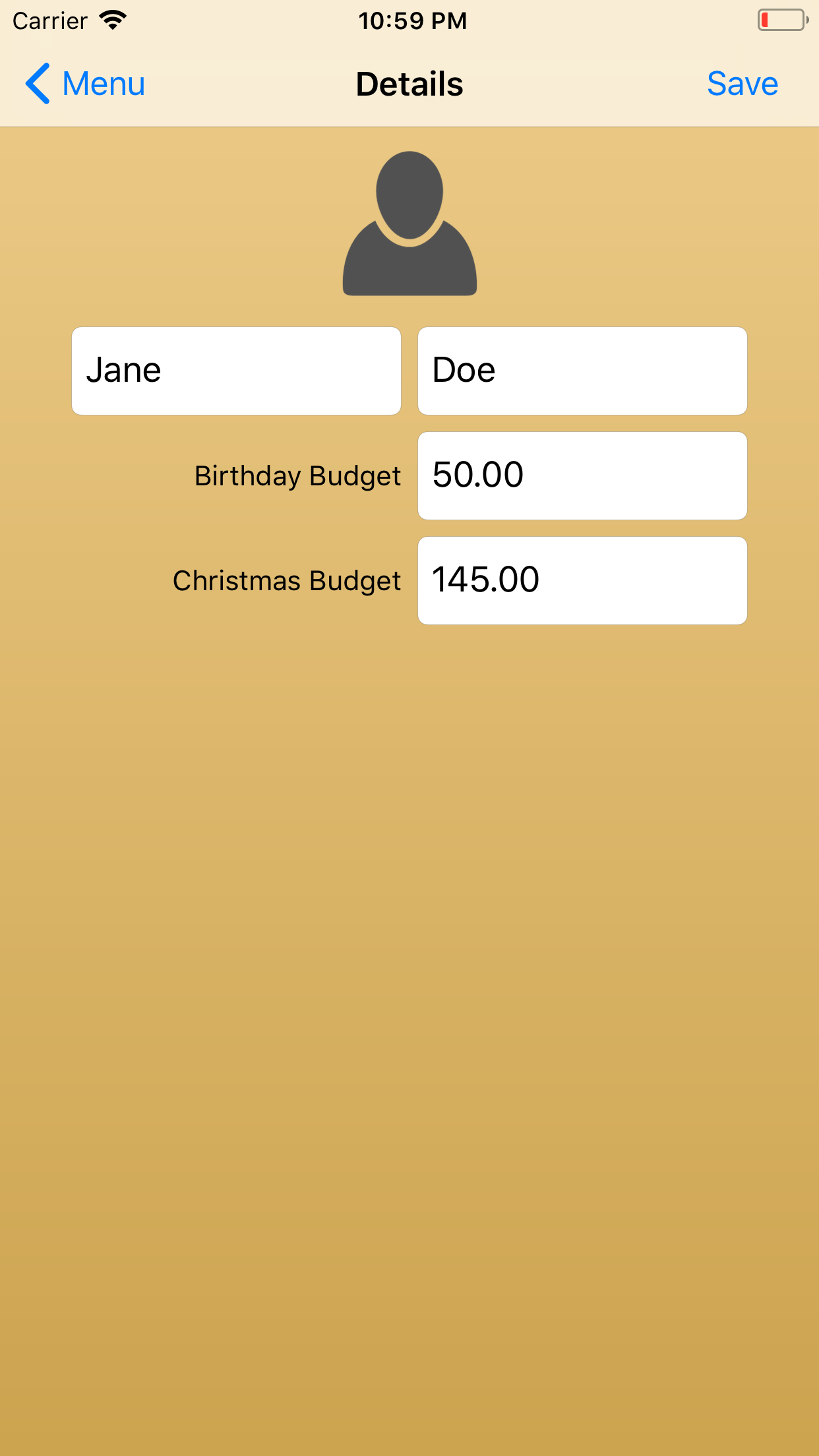 Xmas & Birthday Gift List screenshot 4