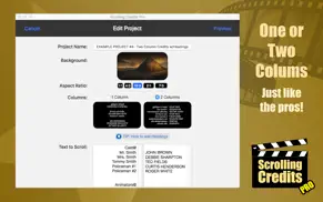 scrolling credits pro iPhone Captures Décran 2