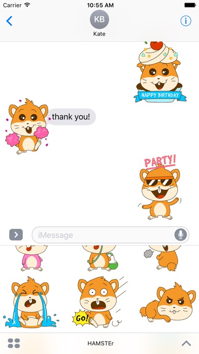 Animated Cute Chubby Hamster screenshot 3