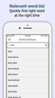 croatian dictionary elite iphone screenshot 2