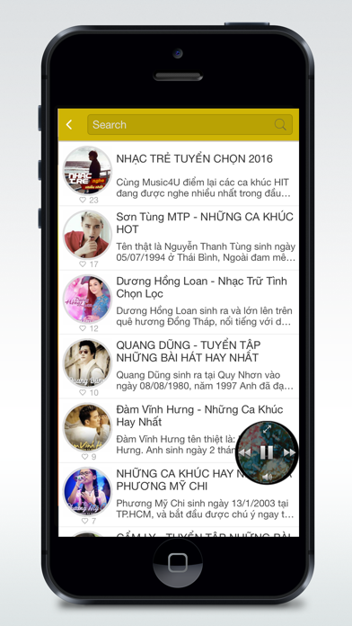 Nhac tru tinh - Nhac bolero Screenshot