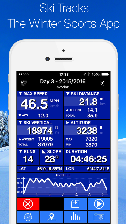 #1. Ski Tracks (iOS) 由: Core Coders Ltd