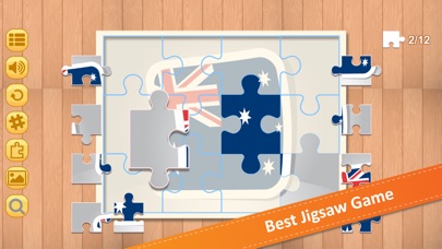 Jigsaw Puzzle National Flag AB screenshot 2