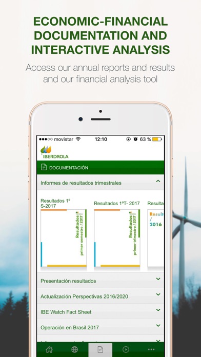 IBERDROLA Investors Relations Screenshot