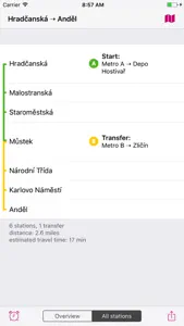 Prague Rail Map Lite screenshot #4 for iPhone