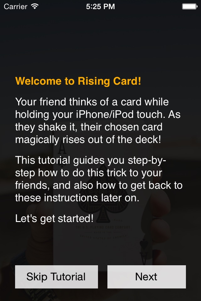 Rising Card Magic Trick screenshot 4