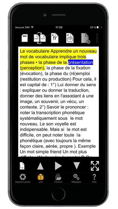 Screenshot #1 pour OneStep Reader