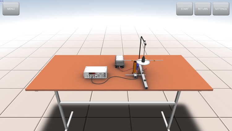 Inertia of Horizontal Rod