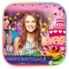 Happie B’day Photo Frame : Birthday Sticker