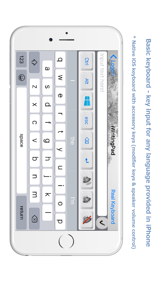 #4. iWritingPad Keyboard Mouse (iOS) 由: 2ConnectMe Limited