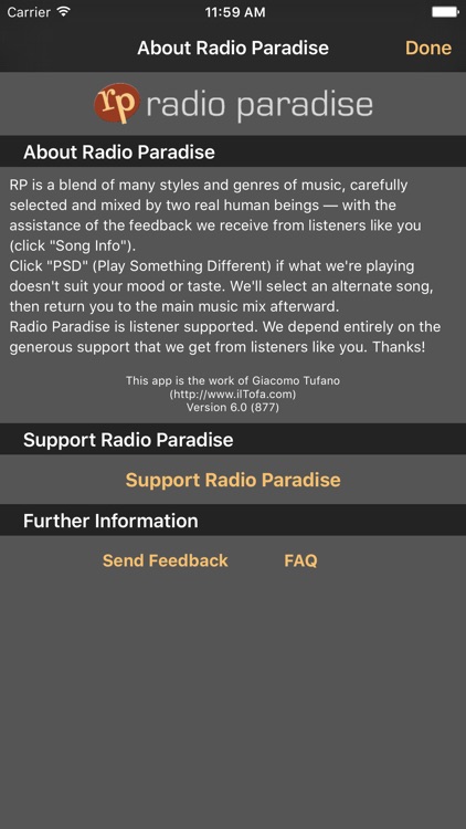 Radio Paradise screenshot-3