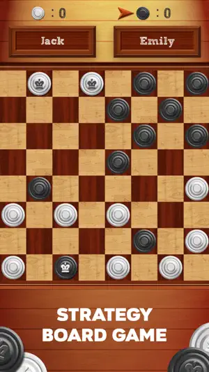 Checkers 2 Players: Online screenshot 1