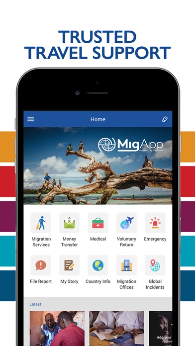 MigApp: Trusted travel support Screenshot