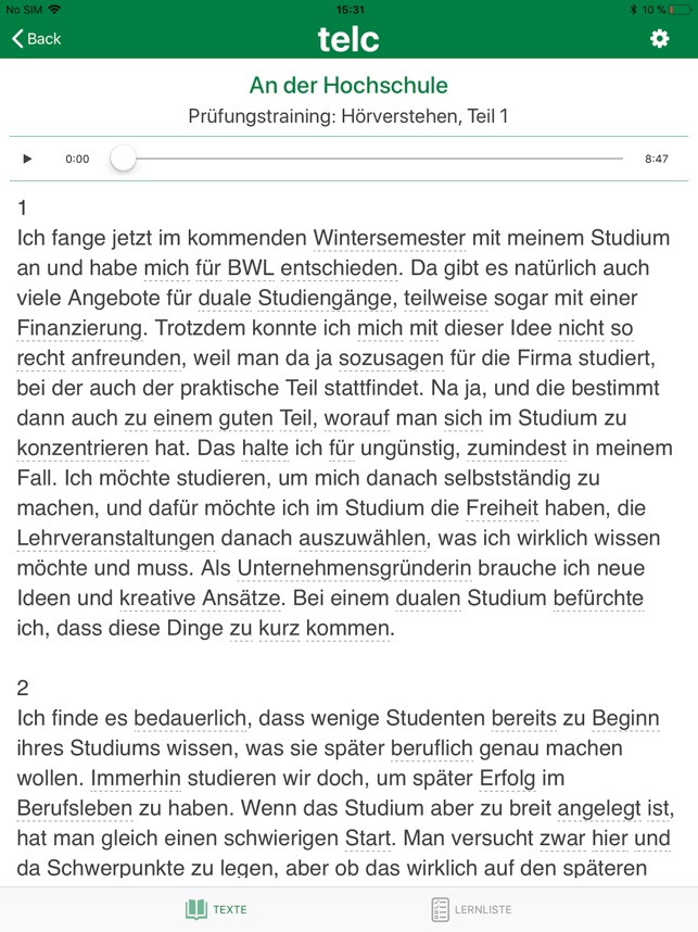 Telc Deutsch C1 Wortschatz Im App Store