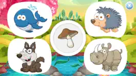 Game screenshot Еда животных. Игры для девочек и мальчиков, пазлы hack