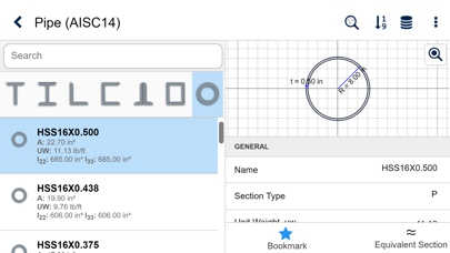 CSiSteel iPhone screenshot 5 - Utilities app