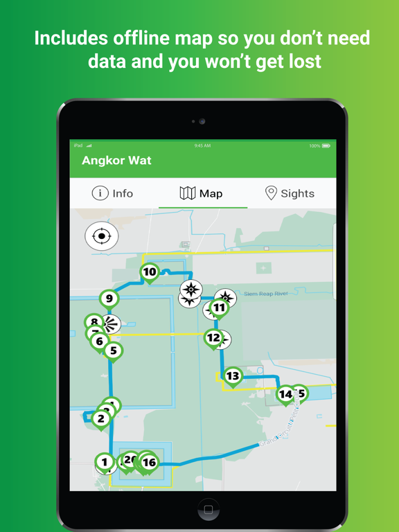 Screenshot #5 pour Angkor Wat SmartGuide