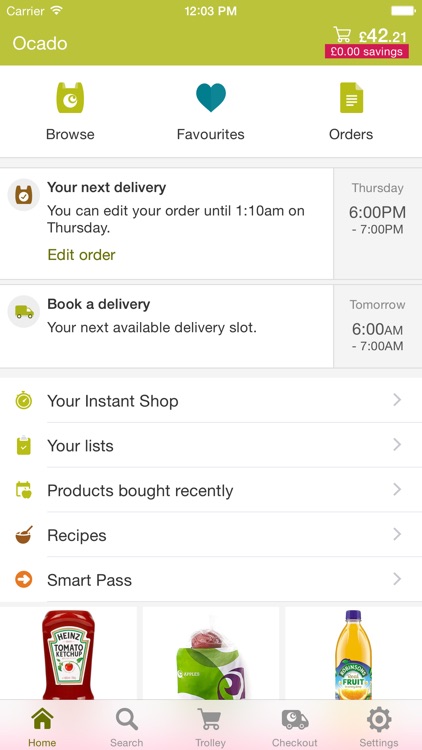 Ocado: groceries made easy