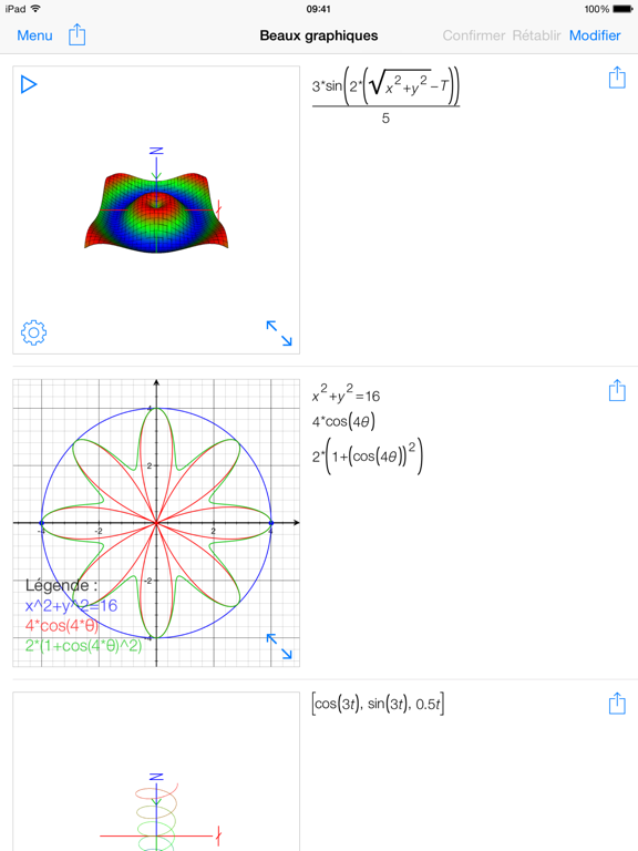 Screenshot #5 pour Mathématiques avec PocketCAS