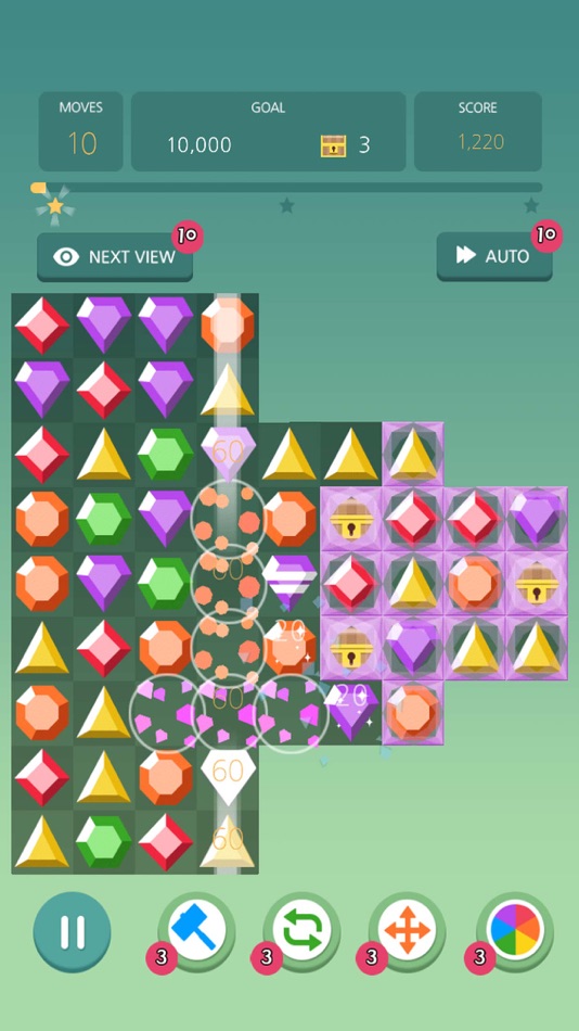 #1. Jewelry Match Mania (iOS) Podle: MOBIRIX