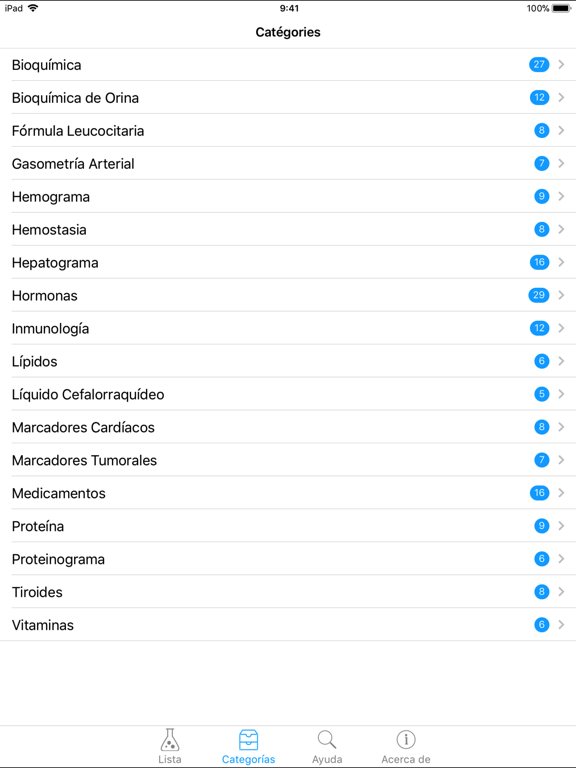 Valores de Referencia screenshot 6
