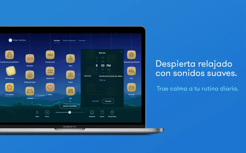 Captura de pantalla de Relax Melodies: Sleep Sounds en iPhone 5