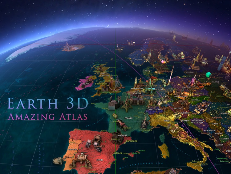 Earth 3D - Amazing Atlas
