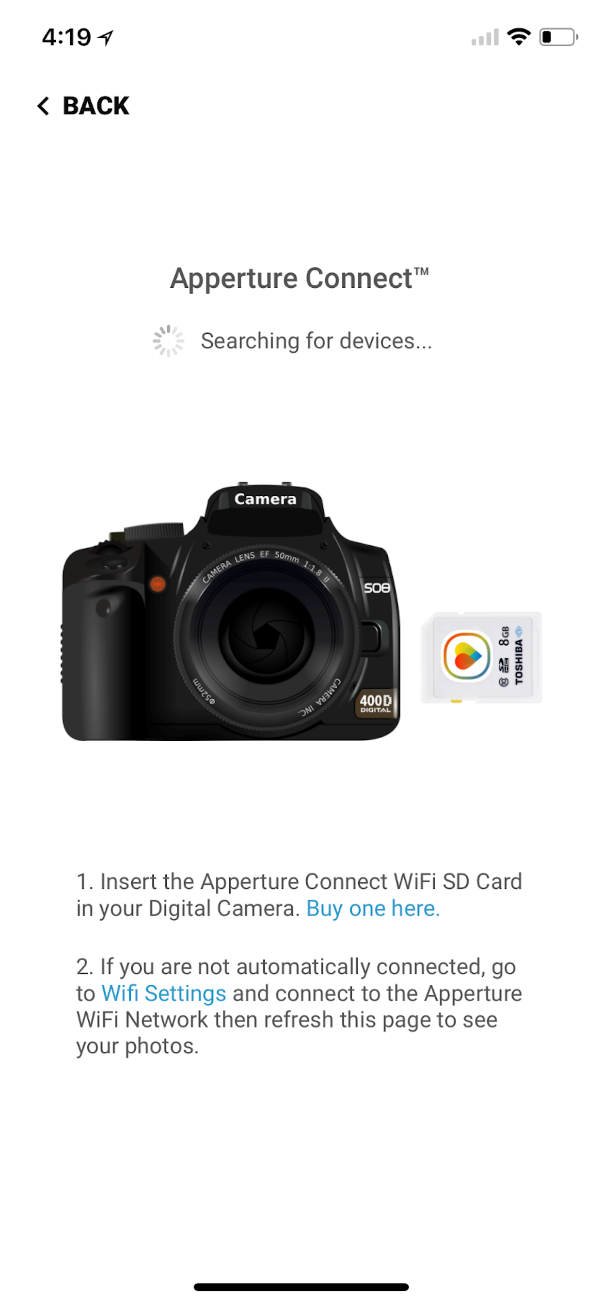 Apperture : Shared Photo Album