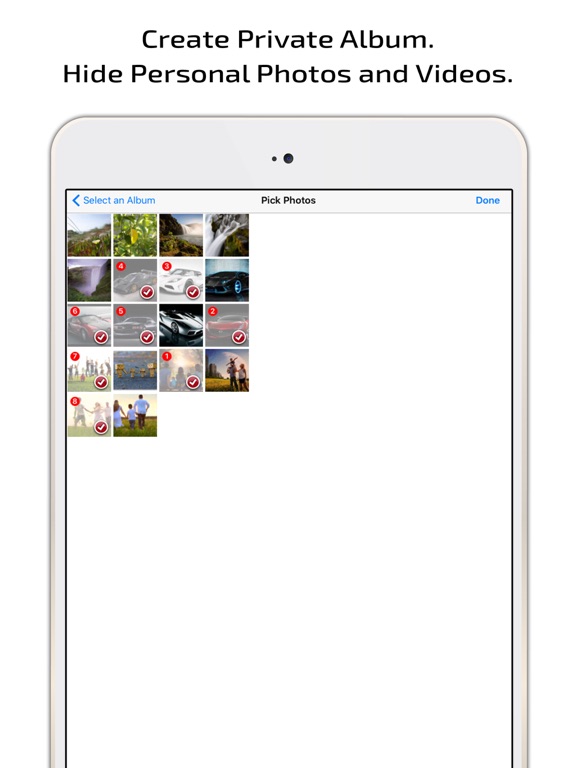 Secret Calculator - A Secret Photo Hide Vault Pro iPad screenshot 3 - Productivity app