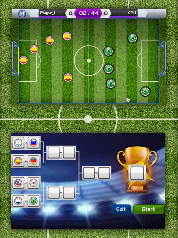 Screenshot #6 pour cap de football - buts de score avec le doigt