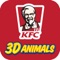"Забавлявай се с Приложението "3D Animals", безплатно приложение, което ще ти позволи да взаимодействаш с чашите на KFC