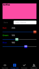 iCColors screenshot