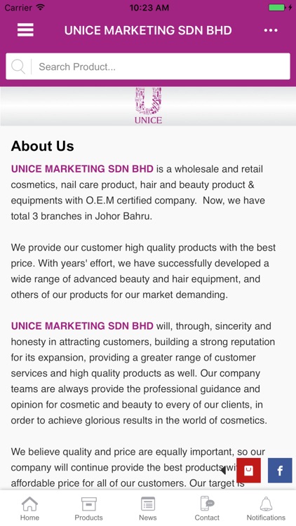 UNICE MARKETING SDN BHD
