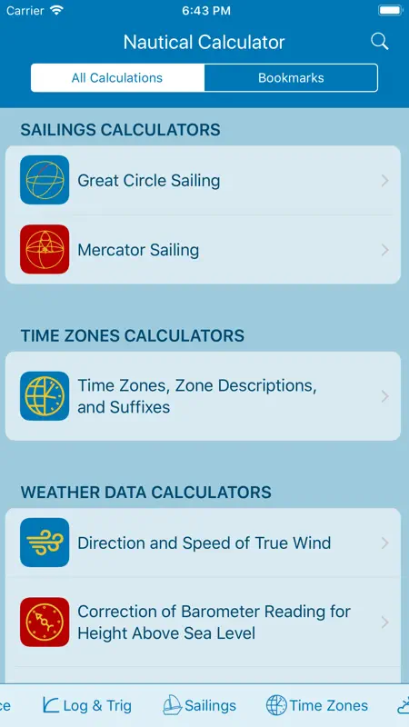 Nautical Calculator screenshot 4 of 5